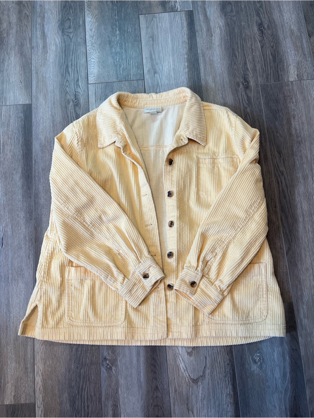 Appleseed’s Butter Yellow Heavy Corduroy Jacket